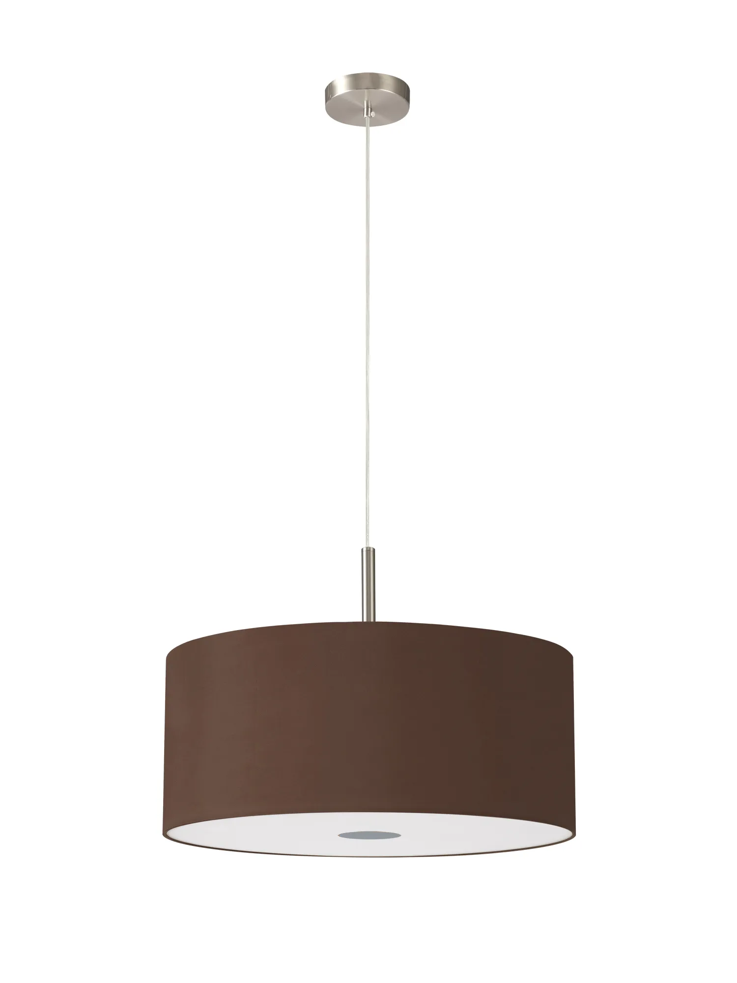 Baymont 50cm 3 Light Pendant Satin Nickel, Raw Cocoa/Grecian Bronze, Frosted Diffuser DK0450  Deco Baymont SN RC
